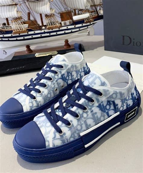 blue dior low top sneakers|christian Dior low top sneakers.